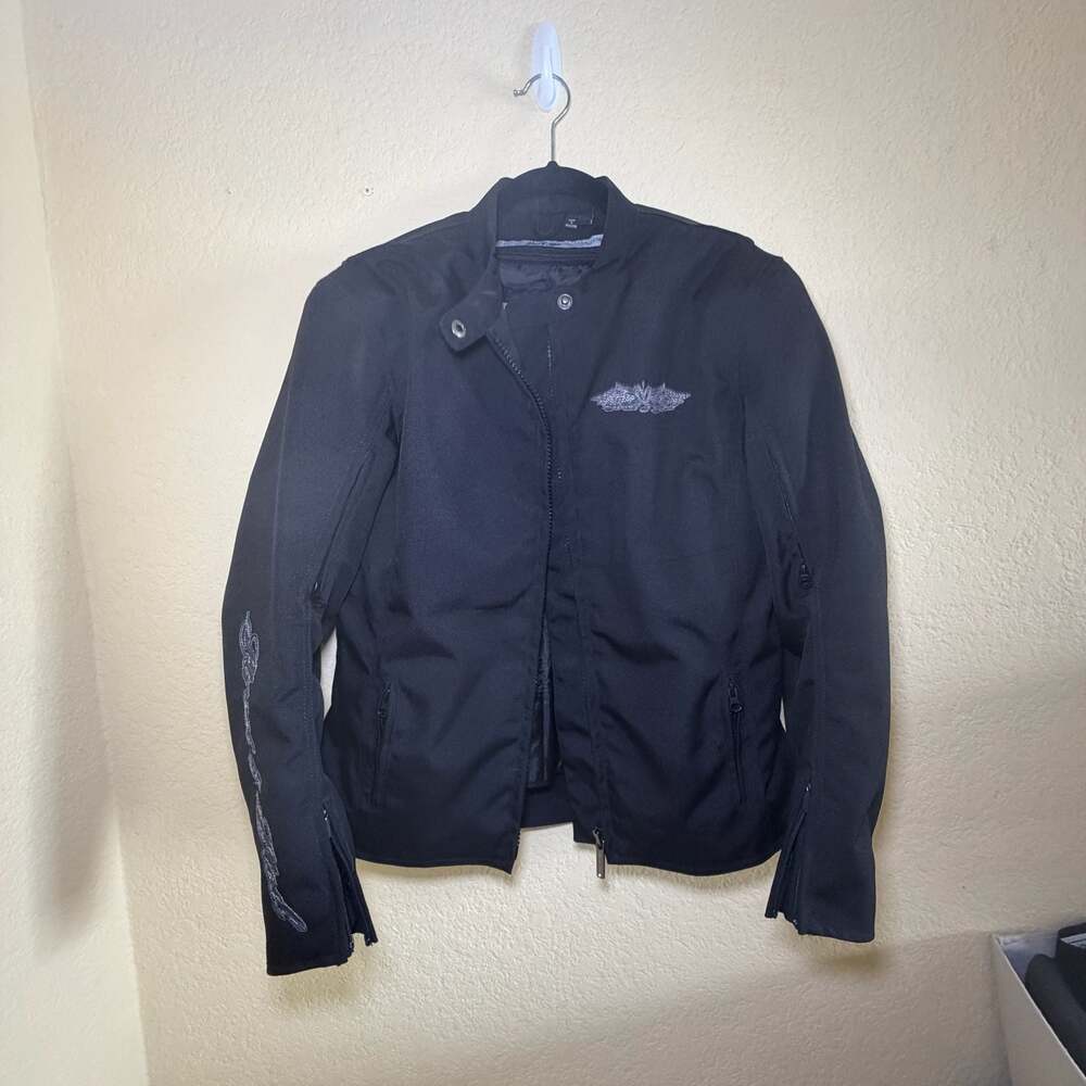 Street & Steel Women's Motorcycle Riding Jacket Black